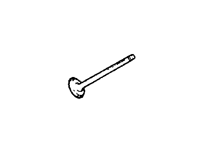 Dodge 4852361AA VALVE Exhaust Standard