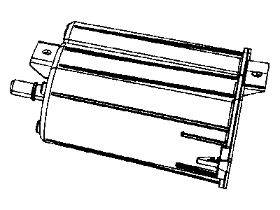 Mopar 5105943AA Canister Vapor 5105943AA Mopar Canister Vapor Illustration 1 of 1