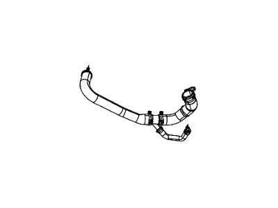 Dodge 5039042AE HOSE Radiator Outlet