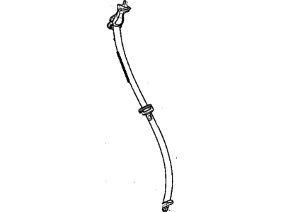 Mopar 1CK35BD1AA Seat Belt 2ND Rear Outer