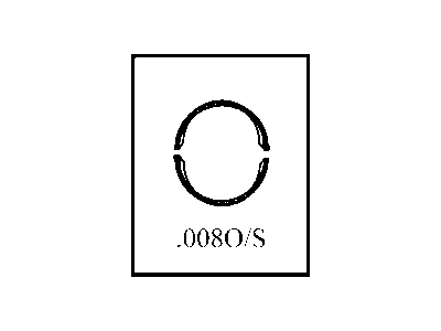 Jeep 5174002AB BEARING KIT Crankshaft .008mm O/S See Note