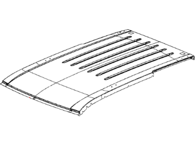 Mopar 68036322AA Panel Roof Without Sunroof Requires Header & Hinge Shims Mopar 68036322AA Panel Roof Without Sunroof Requires Header & Hinge Shims