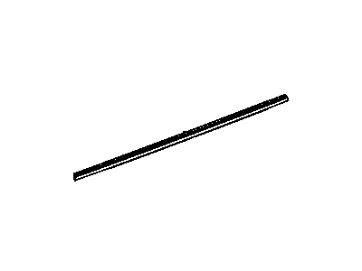 Dodge 5109812AB WEATHERSTRIP Rear Door Belt Outer