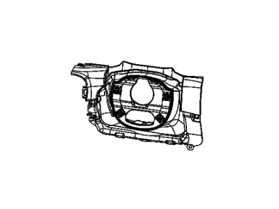 Mopar 6CH98TX7AB Gap Hider Steering Column Shroud