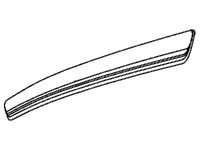 Mopar 68110813AA Applique Rear Door