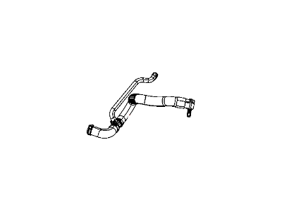 52014520AC Mopar Hose Radiator Outlet Illustration 1 of 1