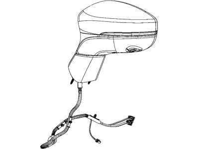 Chrysler 5RM12AXRAD MIRROR Outside Rearview