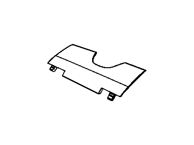 Mopar 1DE99BD1AC Cover Instrument Panel Steering Column Opening