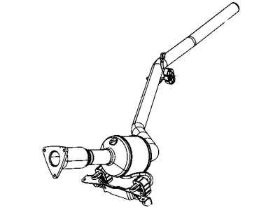 Ram 68085280AB PIPE AND CONVERTER Exhaust