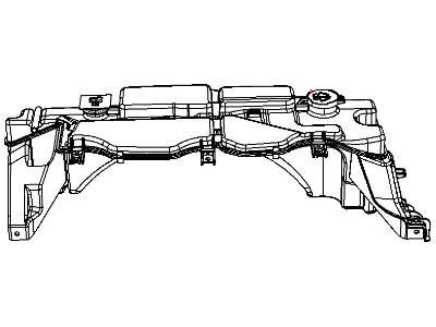 Mopar 68024572AA Bottle Coolant Reserve & Washer Fluid Mopar 68024572AA Bottle Coolant Reserve & Washer Fluid