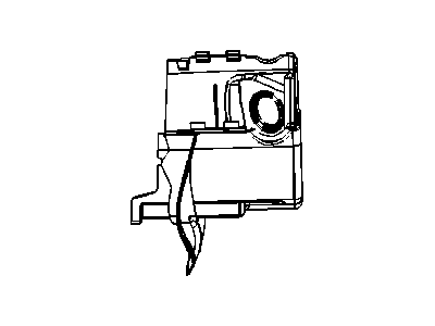 1CH70DK7AA Mopar Shroud Steering Column Lower Lower Illustration 1 of 1