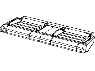 Mopar 1XD28VT9AA Headrest Rear