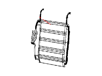 Mopar 1XD39VT9AA Cover Rear Seat Back