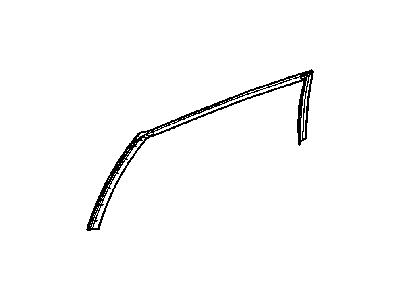 Chrysler 4894359AH WEATHERSTRIP Rear Door Header
