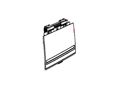 Ram 6BS29LU7AA DOOR Glove Box Upper