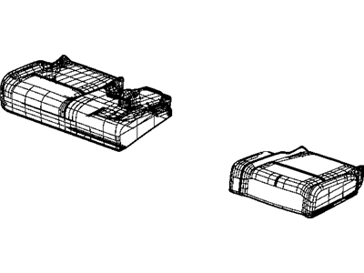 Mopar 1RJ73DK7AA Cover Rear Seat Cushion