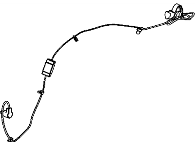 Jeep 5148041AA TIE STRAP Oxygen Sensor to Transmission