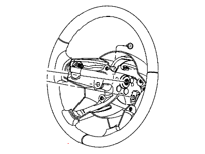 Jeep 5JZ05ZJ8AD WHEEL Steering Leather