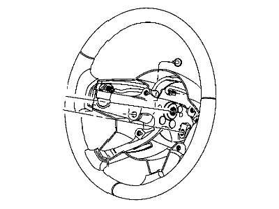 Mopar 5JZ04ZJ8AB Wheel Steering 5JZ04ZJ8AB Mopar Wheel Steering Illustration 1 of 1