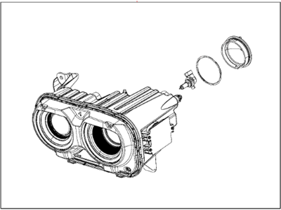 Dodge 68174064AD HEADLAMP