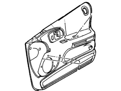 Dodge Intrepid Door Handle - 5102832AA