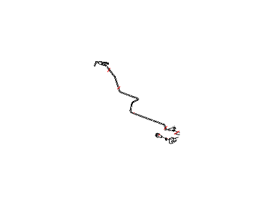 Dodge 52121634AE TUBE AND HOSE ASSEMBLY Brake Right Rear