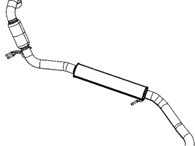 Ram 68040250AG PIPE Exhaust Front