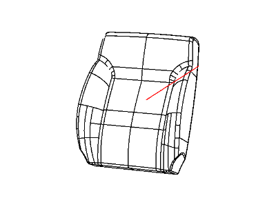 Jeep 1RL161KAAA COVER Front Seat Back