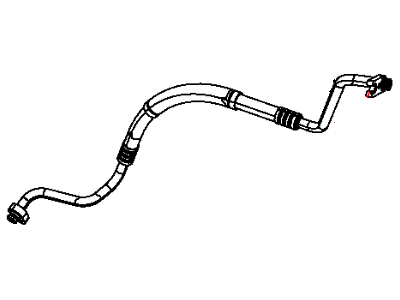 Ram 68140653AC LINE A/C Suction Includes: Gasket, O-Rings, Valve Core, Cap, Clips