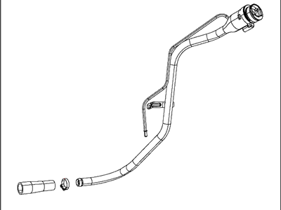 Chrysler 4584554AD TUBE Fuel Filler
