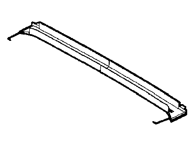 Mopar 5137559AC Channel Sunroof Drain Includes Weatherstrip