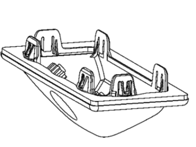 Jeep 5UX72LXHAA BEZEL Back Up Camera Bezel