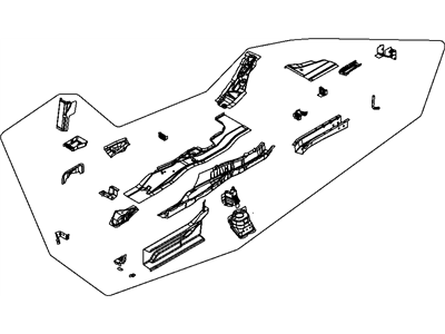 Chrysler 5076307AG SIDEMEMBER Floor