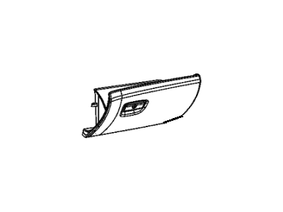 Jeep 1TG14LU5AD DOOR Glove Box