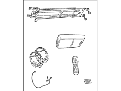 Dodge 82208043 MEDIA SYSTEM Monitor with DVD