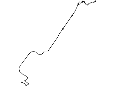 Jeep 52125198AB TUBE AND HOSE Brake HCU To Left Caliper