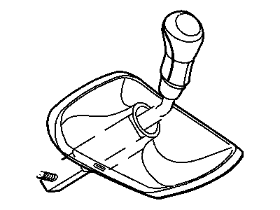 2002 Jeep Liberty Automatic Transmission Shifter - 5072401AA