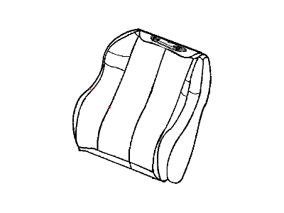 Jeep WN521T5AA COVER Front Seat Back