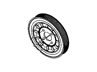 Dodge 68027598AA DAMPER Crankshaft