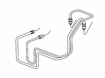 Jeep 68282420AB TUBE ASSEMBLY, BRAKE Master Cylinder to HCU Primary