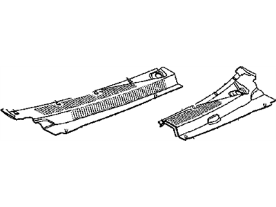 Jeep 55156853AF COVER Cowl Grille