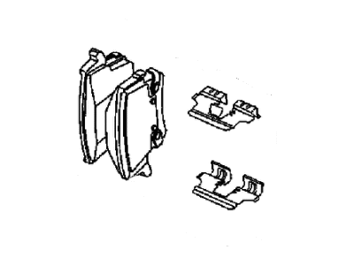 Dodge 2AMVF766AA PAD KIT Rear Disc Brake