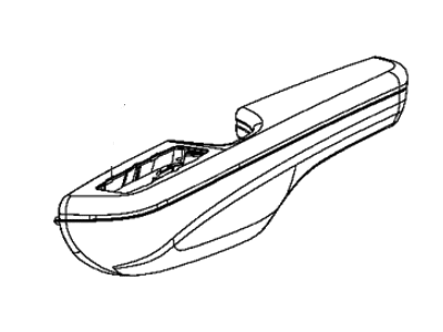 Chrysler 1YZ121KXAD ARMREST Front Door Trim
