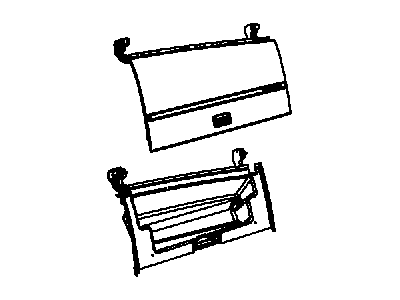 Mopar 1HP18XDVAC Glove Box Instrument Panel Chill Zone 1HP18XDVAC Mopar Glove Box Instrument Panel Chill Zone Illustration 1 of 1