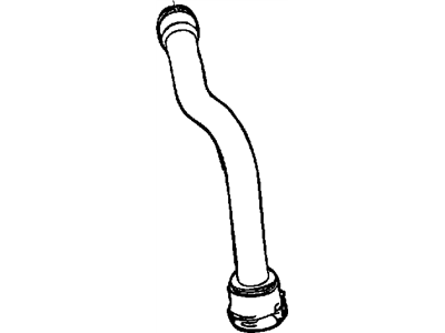 Jeep 68328448AA HOSE AND TUBE Engine Coolant to Oil Cooler Outlet