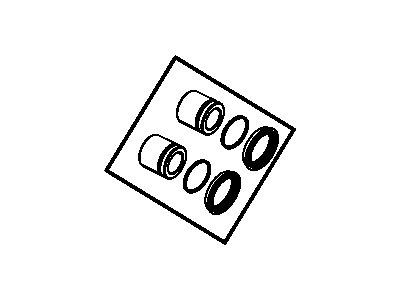 Ram 68049157AA PISTON AND SEAL KIT Disc Brake