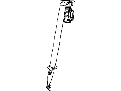 Mopar ZF34BD5AB Seat Belt Rear