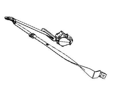 Chrysler 1AK49BD5AD SEAT BELT Rear