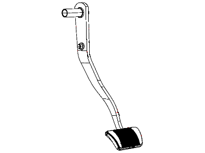 Mopar 52059874AB Pedal And Pad Brake