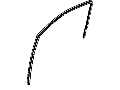 Mopar 55112366AC Seal Glass Running Front